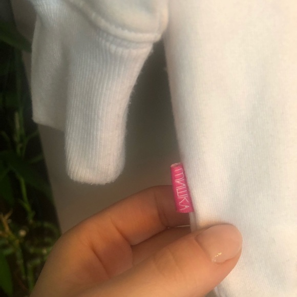 Rare!! Mishka longline oversized white hoodie - Picture 5 of 7